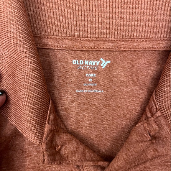 Old Navy Men’s Golf Short Sleeve Polo - Rust - Picture 2 of 2